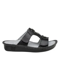 Vanna Black Sandal -Alegria Shoe Store VNN 601 S2