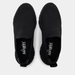 Waze Black Shoe 13 Waze Black Shoe -Alegria Shoe Store WAZ 6180 S4