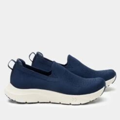 Waze Navy Shoe 11 Waze Navy Shoe -Alegria Shoe Store WAZ 6204 S2